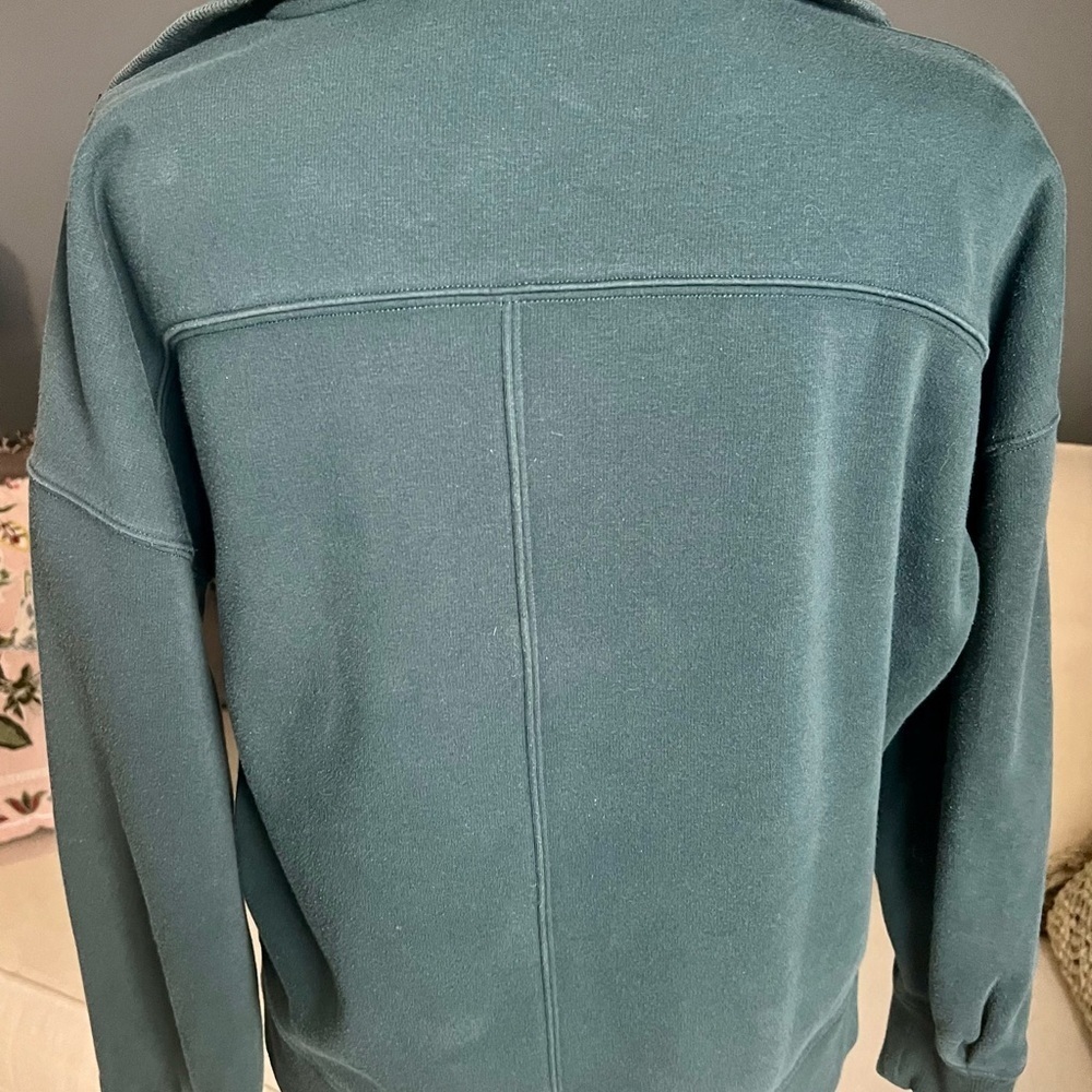 ATHLETA- NORDIC TEAL QUARTER ZIP - SIZE XS - Picture 5 of 8